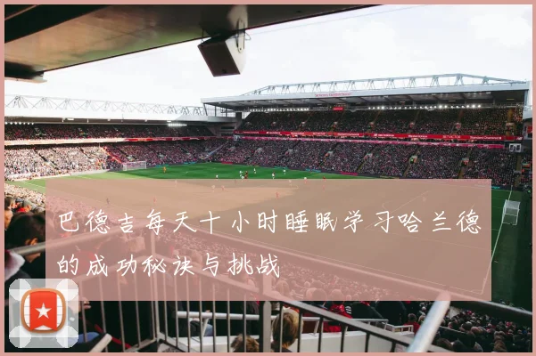 巴德吉每天十小时睡眠学习哈兰德的成功秘诀与挑战